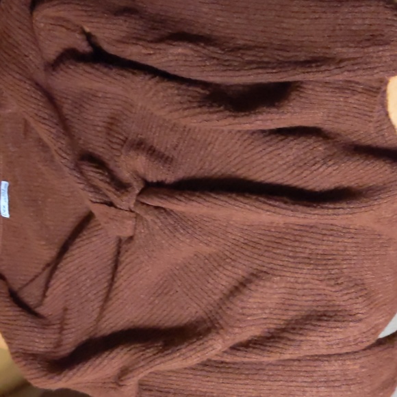 Brown thin Dex Sweater *2 for $15* - Picture 3 of 4